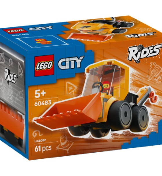 Конструктор LEGO City Автівки — Будівельний навантажувач (60483)