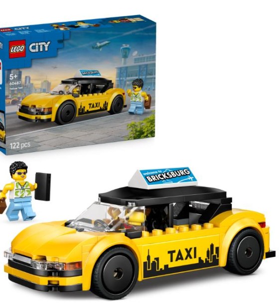 Конструктор LEGO City Жовте таксі (60487)