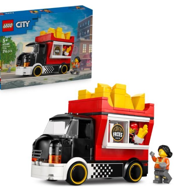 Конструктор LEGO City Вантажівка з картоплею фрі (60488)