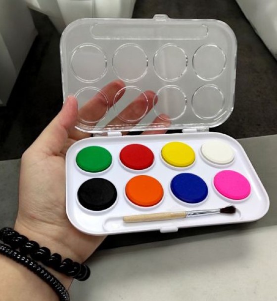 Фарба акварель "Color ran", 8 кольорів