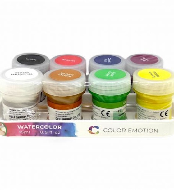 Фарба акварель "Color Emotion", 8 кольорів