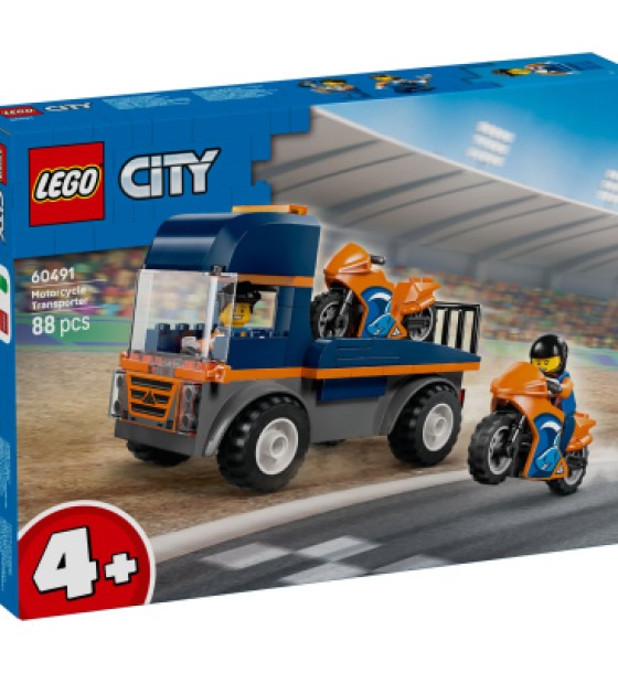 Конструктор LEGO City Транспортер мотоциклів (60491)