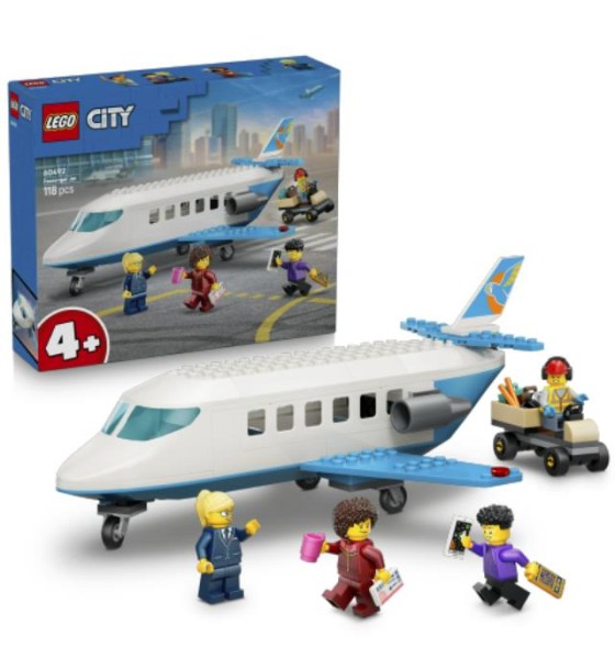 Конструктор LEGO City Пасажирський літак (60492)