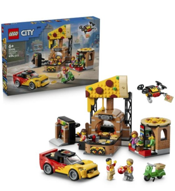 Конструктор LEGO City Доставка піци з різними транспортними засобами (60496)