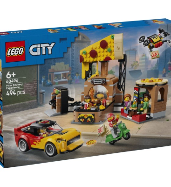Конструктор LEGO City Доставка піци з різними транспортними засобами (60496)