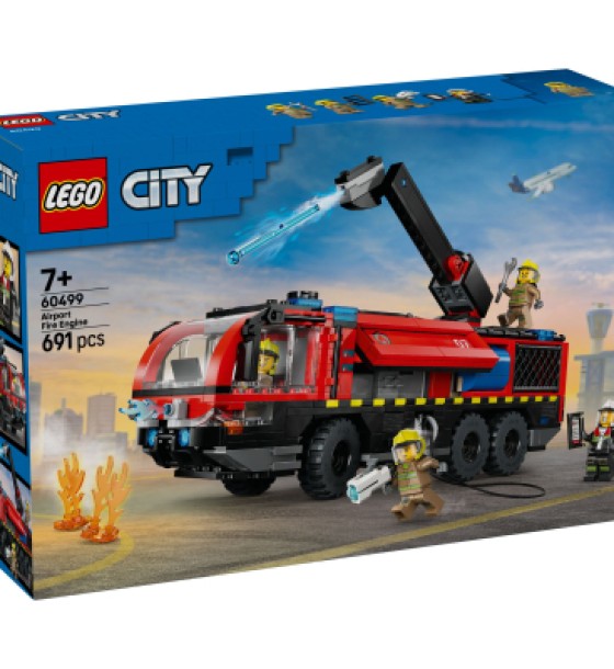 Конструктор LEGO City Пожежна вантажівка в аеропорту (60499)