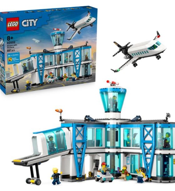 Конструктор LEGO City Аеропорт із літаком (60502)
