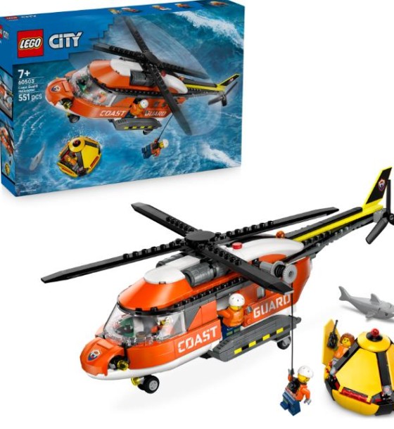 Конструктор LEGO City Гелікоптер берегової охорони (60503-)