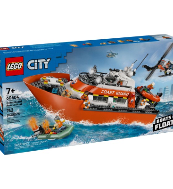 Конструктор LEGO City Рятувальний катер і гелікоптер берегової охорони (60504)