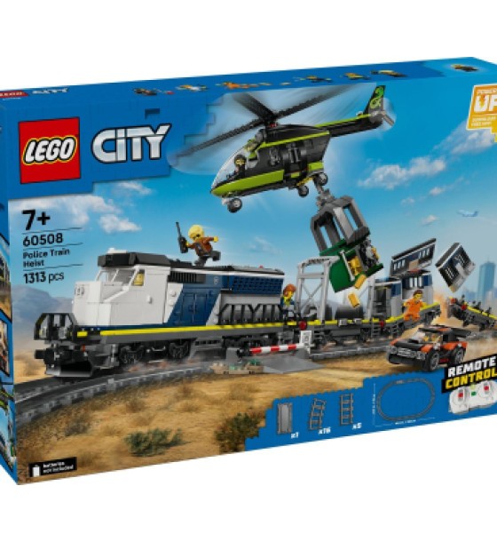 Конструктор LEGO City Пограбування поліцейського поїзда (60508)