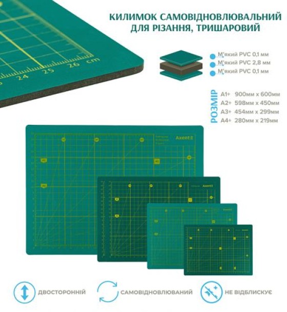 Килимок самовідновлювальний для різання, А2