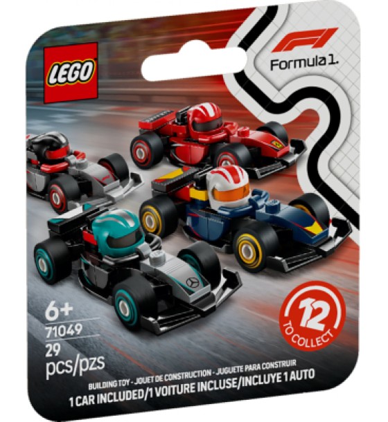 Конструктор LEGO Minifigures Колекційні автомобілі для перегонів F1