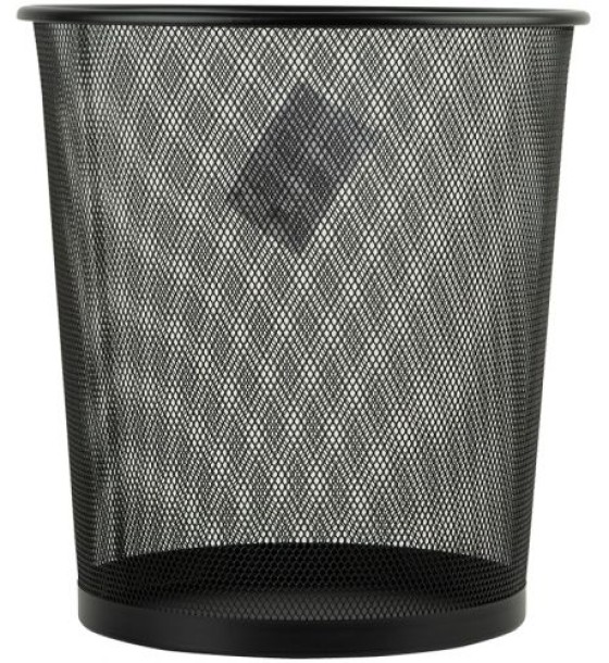 Корзина для паперу 260x280мм метал., чорна