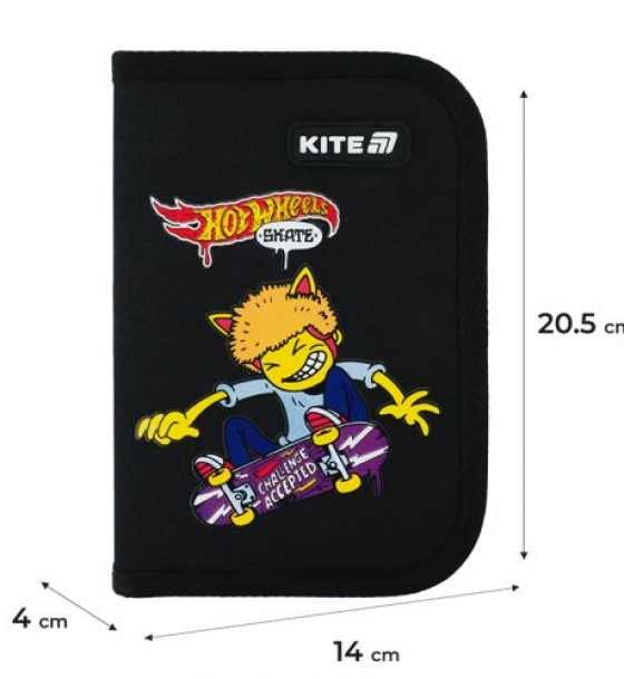 Пенал Kite 1 від., 2 відв., без наповнення 622-2 HW