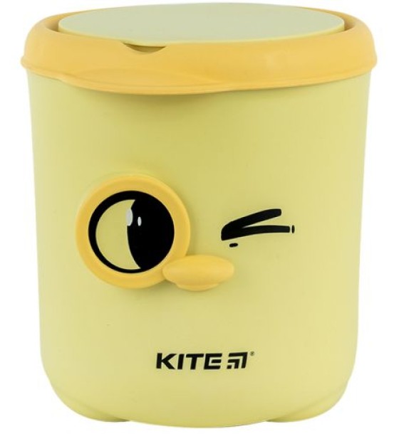 Настільний контейнер для сміття Kite, жовтий