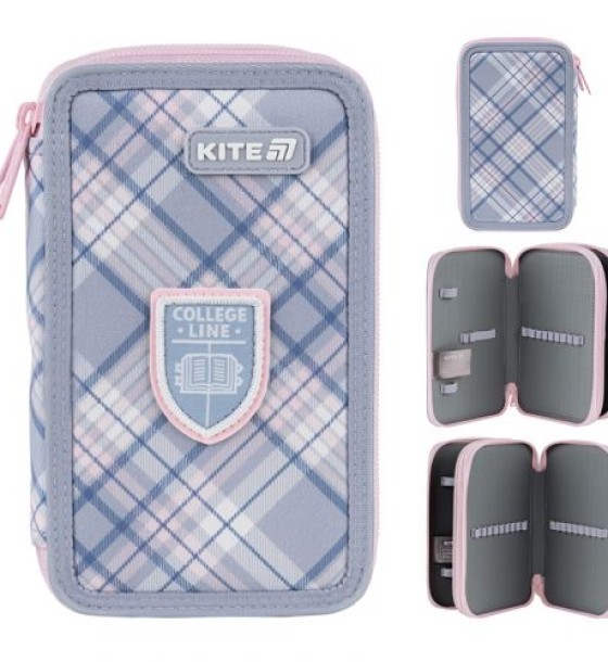 Пенал Kite 2 від., без наповнення 623 College Line Girl