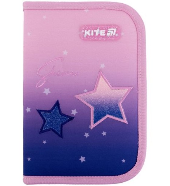 Пенал Kite 1 від., 2 відв., без наповнення 622 Sparkling