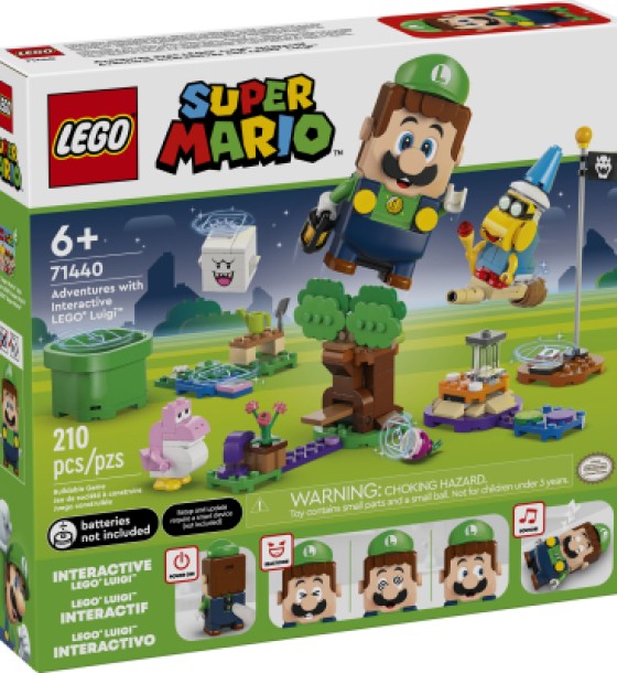 Конструктор LEGO Super Mario Пригоди з інтерактивним LEGO Луїджі (71440)