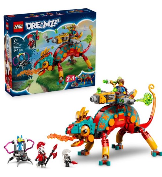 Конструктор LEGO DREAMZzz Вогняний хамелеон Матео (71492)