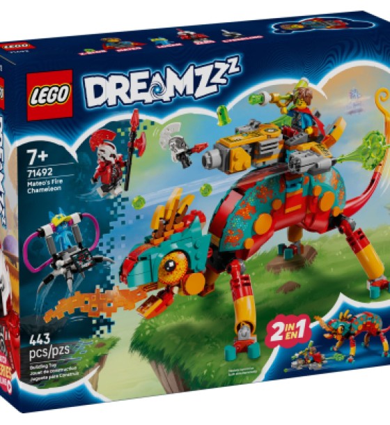 Конструктор LEGO DREAMZzz Вогняний хамелеон Матео (71492)
