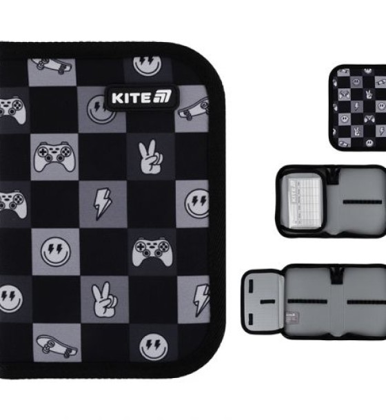 Пенал Kite 1 від., 1 відв., без наповнення 621 Game On