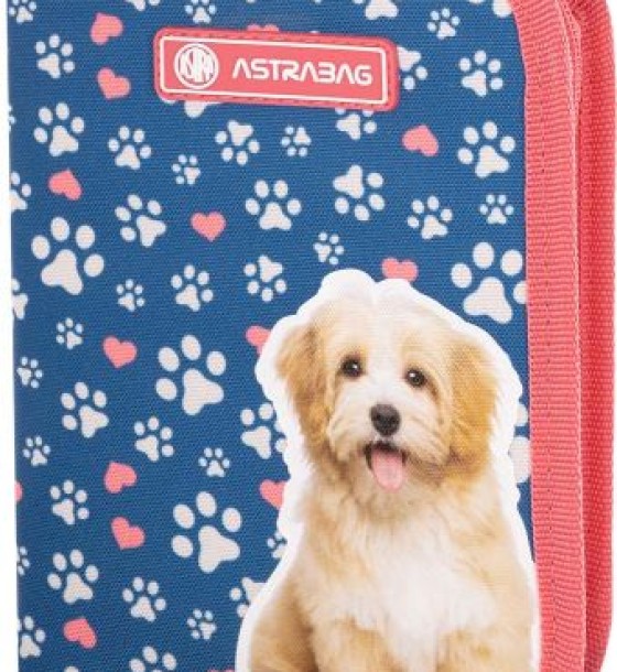 Пенал Astrabag Cute puppy (20 х 14 x 3,5 см)