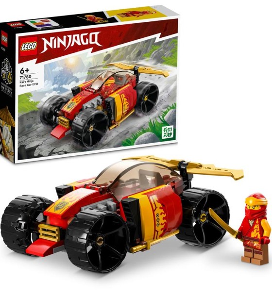 Конструктор LEGO Ninjago Гоночний автомобіль ніндзя Кая EVO 94 деталі (71780)