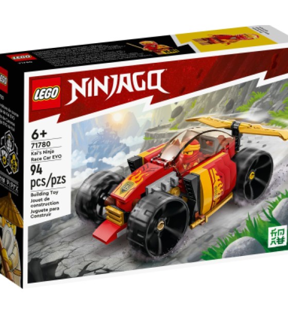 Конструктор LEGO Ninjago Гоночний автомобіль ніндзя Кая EVO 94 деталі (71780)