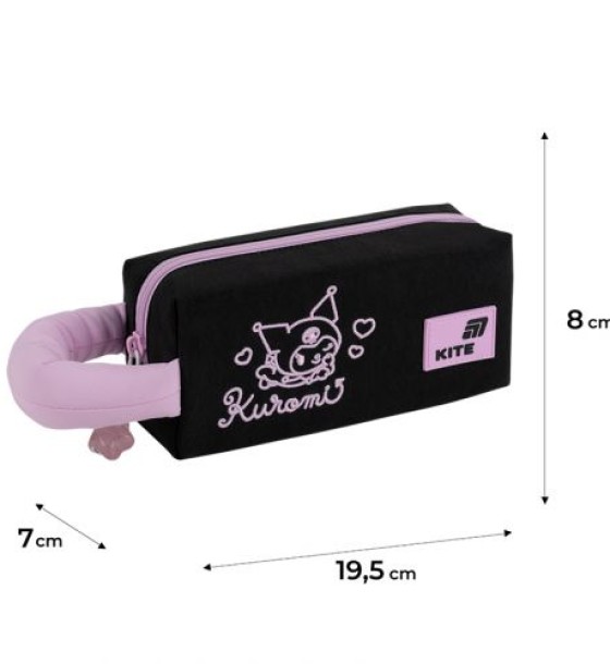 Пенал Kite 2703 HK-2 чорно-рожевий