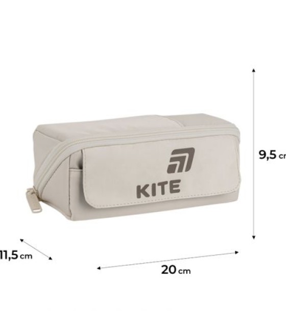 Пенал Kite 2702-1 бежевий