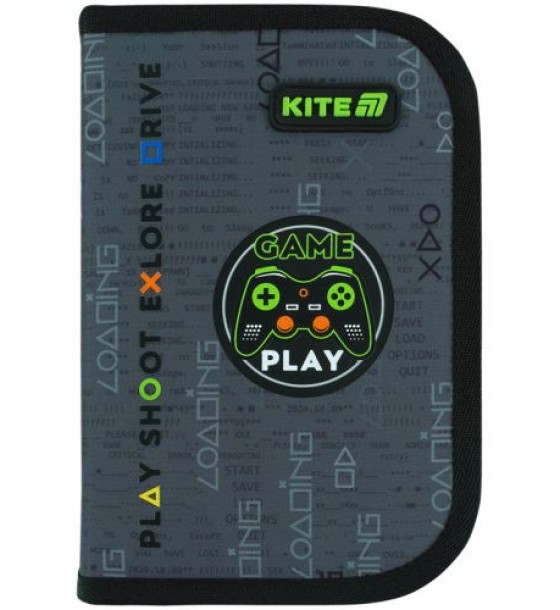 Пенал Kite 1 від., 2 відв., без наповнення 622 Good Game