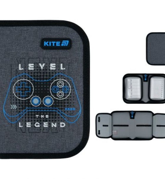 Пенал Kite 1 від., 2 відв., без наповнення 622 Level UP