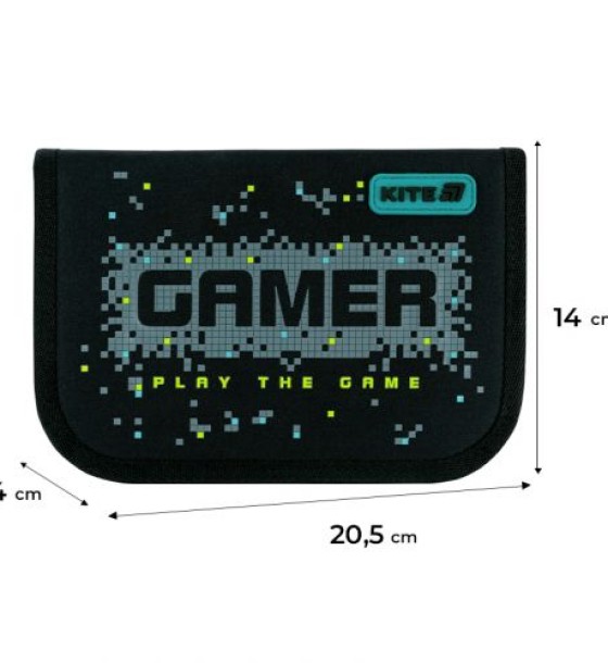 Пенал Kite 1 від., 1 відв., без наповнення 621 Play the Game