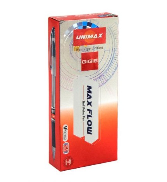 Ручка кулькова Maxflow, чорна