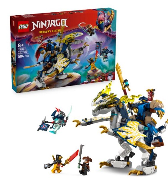 Конструктор LEGO NINJAGO Розбійник: Робот-вершник на драконі (71843)