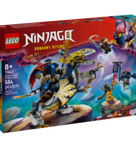 Конструктор LEGO NINJAGO Розбійник: Робот-вершник на драконі (71843)