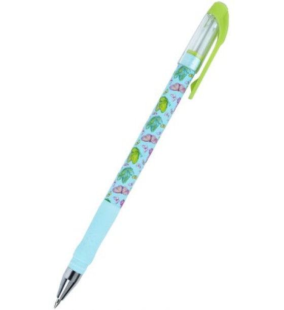 Ручка кулькова Summer Butterly, синя