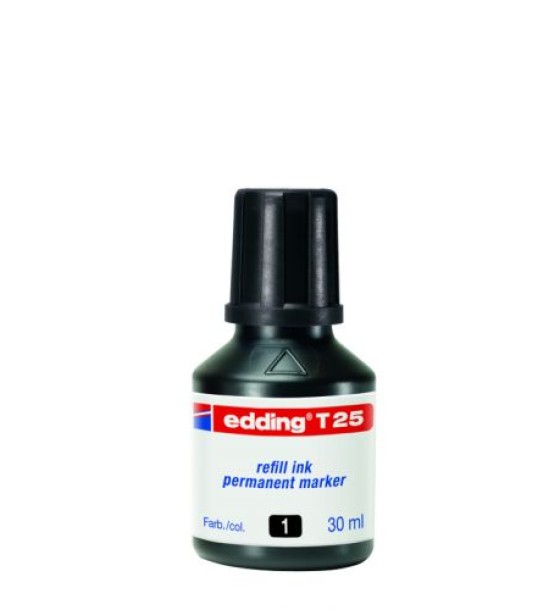 Чорнило для заправки Permanent e-T25 чорне