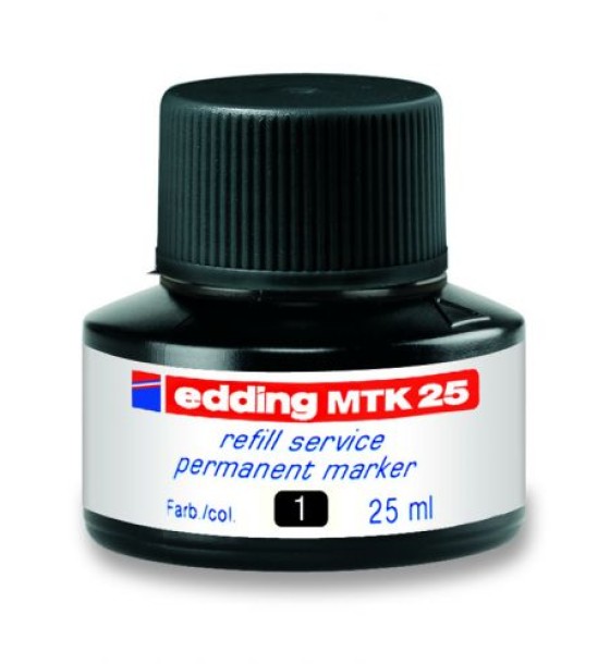 Чорнило для заправки Permanent e-MTK25 чорне