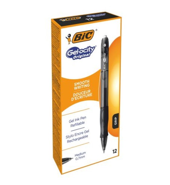 BIC Ручка Джелосіті Орідж Чорна 1шт
