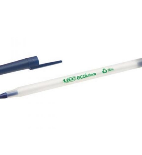 BIC Ручка Round Stic Eco Синя 60 уп.