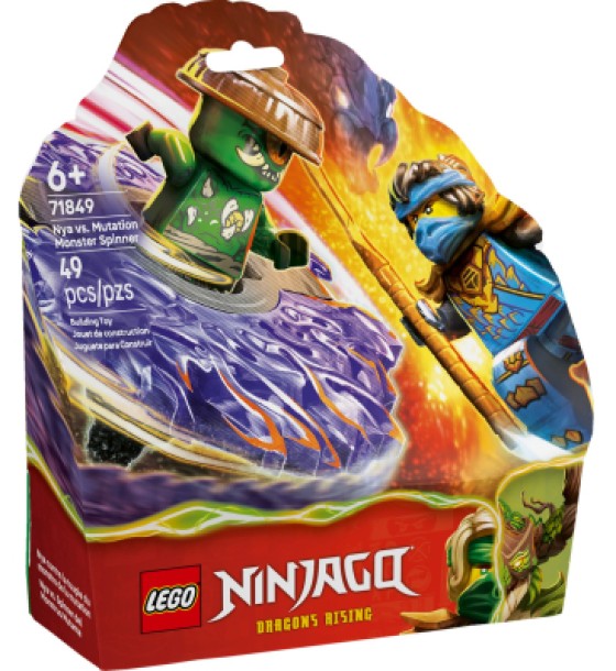 Конструктор LEGO Ninjago Нія проти спінера монстра-мутанта (71849)