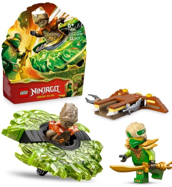 Конструктор LEGO Ninjago Ллойд проти спінера земельного монстра (71850)