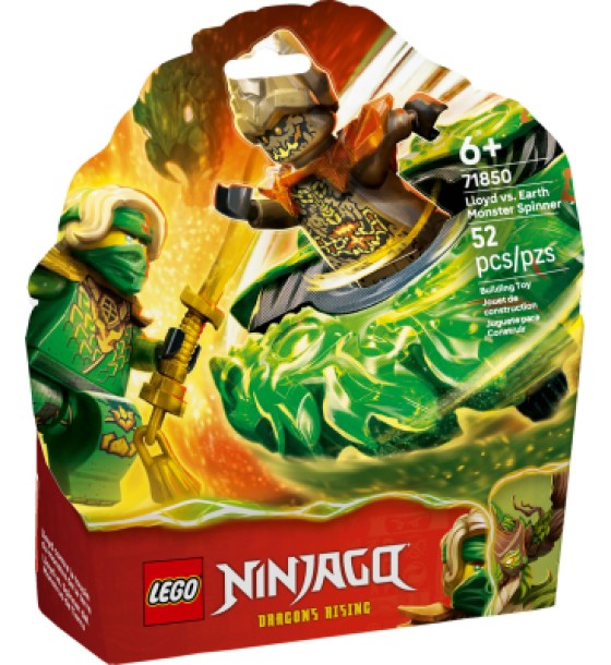 Конструктор LEGO Ninjago Ллойд проти спінера земельного монстра (71850)