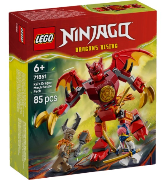 Конструктор LEGO Ninjago Бойовий набір робота Дракона Кая (71851)