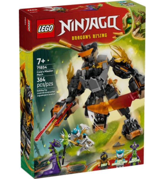 Конструктор LEGO Ninjago Робот Коула для місії і Дракон Зейн (71854)