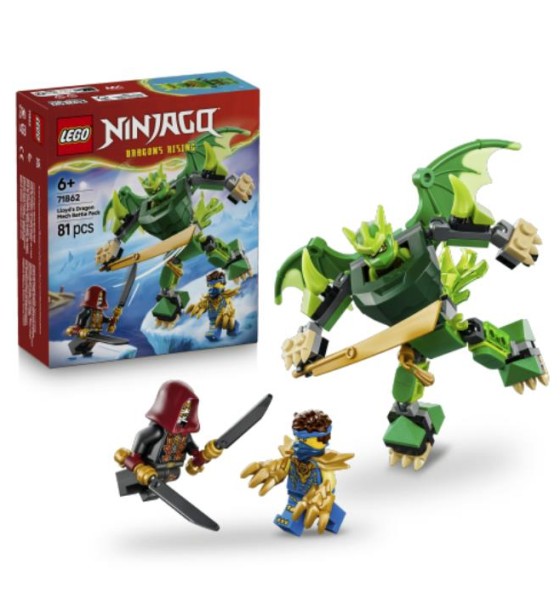 Конструктор LEGO NINJAGO Бойовий набір робота Дракона Ллойда (71862)