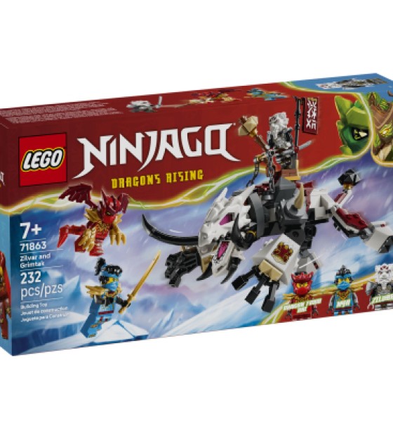 Конструктор LEGO NINJAGO Зільвар і дракон Гримтак (71863)