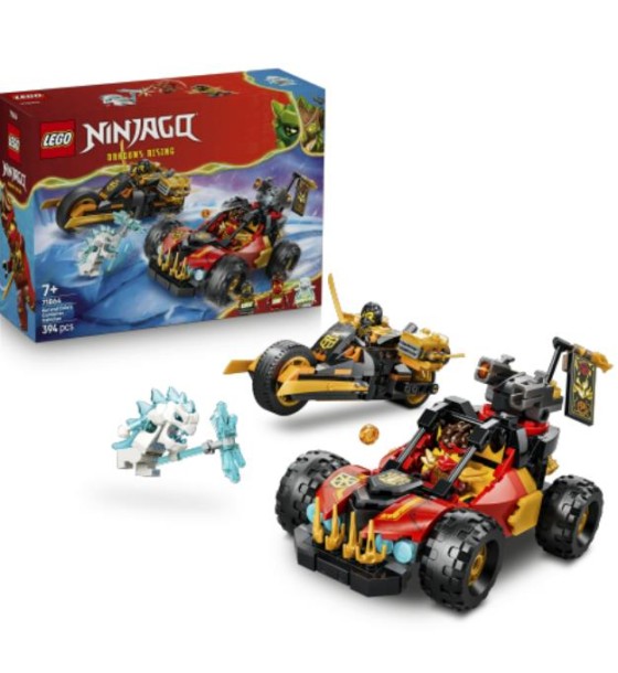 Конструктор LEGO NINJAGO Комбіновані транспортні засоби Кая та Коула (71864)