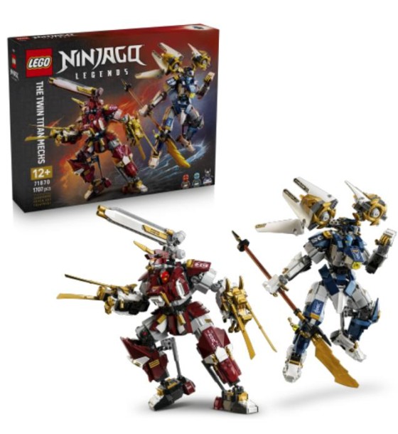 Конструктор LEGO NINJAGO Близнюки роботи-Титани (71870)